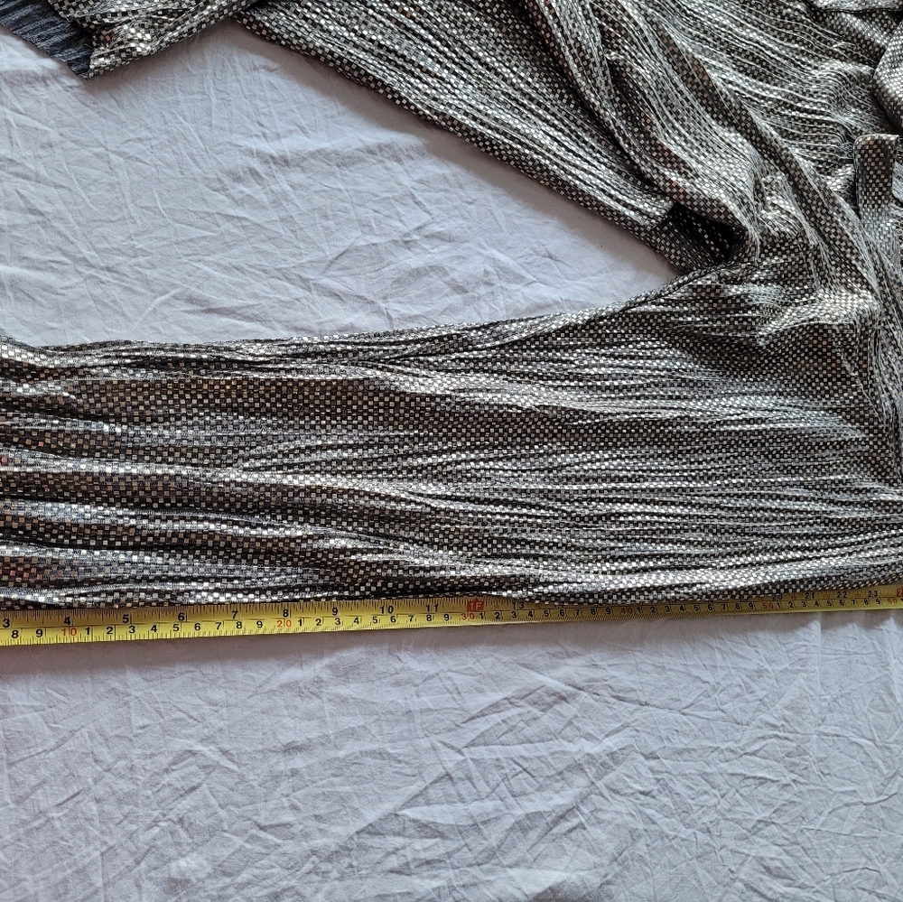 Anthropologie Metallic Textured Dress Size XL - Picture 13 of 13